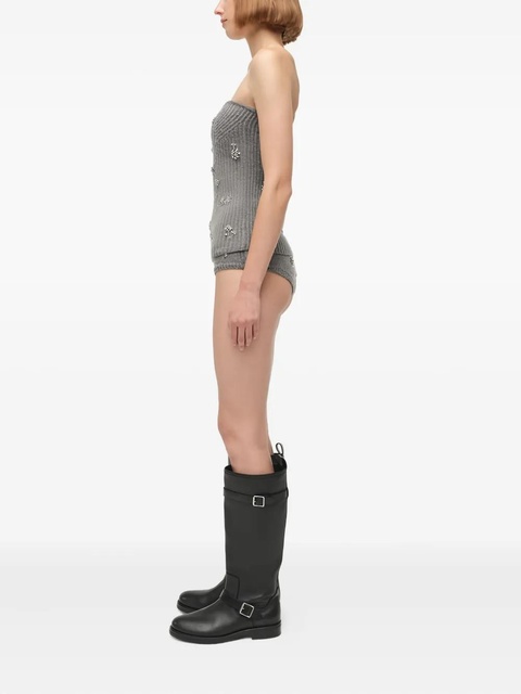 Simkhai Georgie embellished shorts - Grey - zdjęcie produktu nr 2