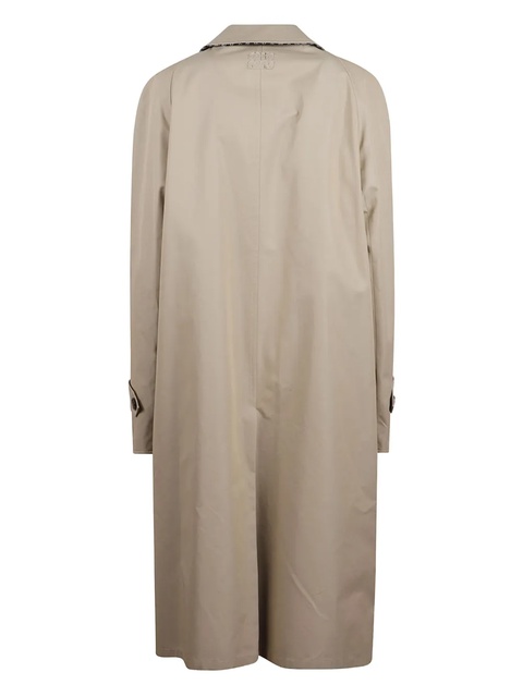 Miu Miu button-fastening collared coat - Neutrals - zdjęcie produktu nr 2