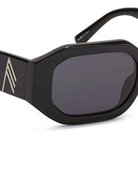 The Attico x Linda Farrow geometric-frame sunglasses - Black - zdjęcie produktu nr 2