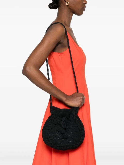 Blumarine crochet corss body bag - Black - zdjęcie produktu nr 2