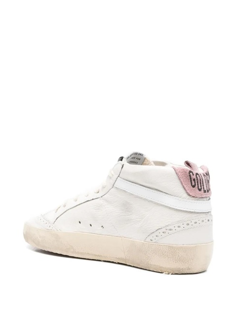 Golden Goose Mid Star glitter-star sneakers - Neutrals - zdjęcie produktu nr 2