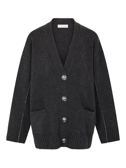Rabanne buttoned-up cardigan - Grey - zdjęcie produktu nr 1