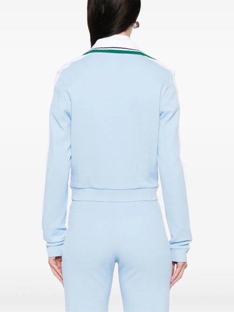 Casablanca piqué track jacket - Blue - zdjęcie produktu nr 1