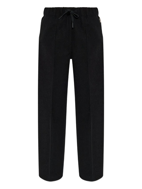 Moncler Grenoble drawstring logo track pants - Black - zdjęcie produktu nr 1