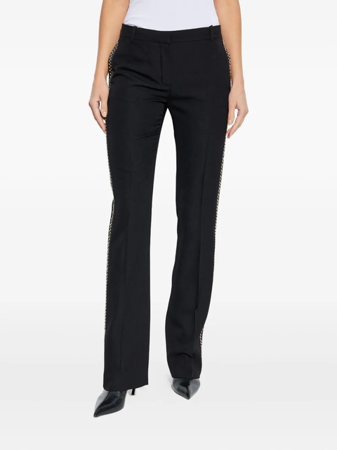 Versace studded wool trousers - Black - zdjęcie produktu nr 2