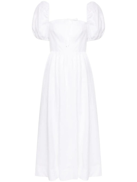 Reformation Marella linen midi dress - White - zdjęcie produktu nr 2