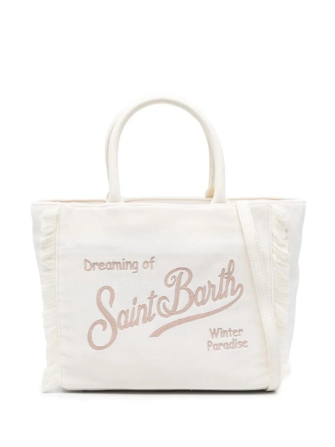 MC2 Saint Barth Colette fringed tote bag - White - zdjęcie produktu nr 1