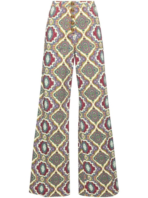 ETRO high-rise flared jeans - White - zdjęcie produktu nr 1