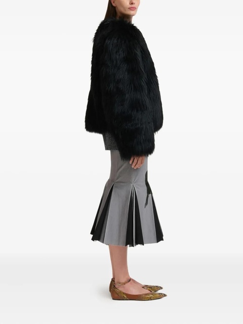 Marni shearling fluffy jacket - Black - zdjęcie produktu nr 1