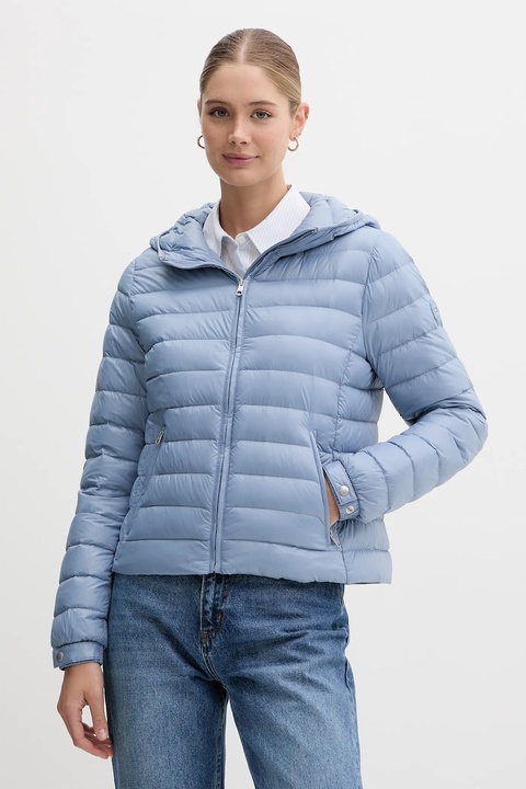Tommy Hilfiger kurtka puchowa kolor niebieski przejściowa WW0WW46788 - zdjęcie produktu nr 1
