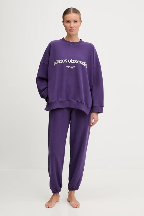 JOYINME bluza Kind damska kolor fioletowy z nadrukiem Kind - zdjęcie produktu nr 2