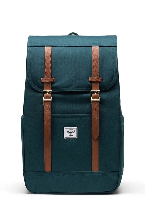 Herschel plecak Retreat™ 23 L kolor zielony duży gładki 11397-06551-OS - zdjęcie produktu nr 1