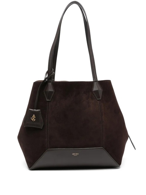 Jimmy Choo Diamond suede-leather tote bag - Brown - zdjęcie produktu nr 1