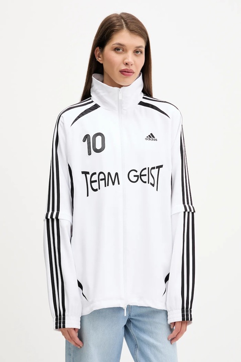 adidas Originals bluza Ovzd Tracktop damska kolor biały z nadrukiem KE7570 - zdjęcie produktu nr 1