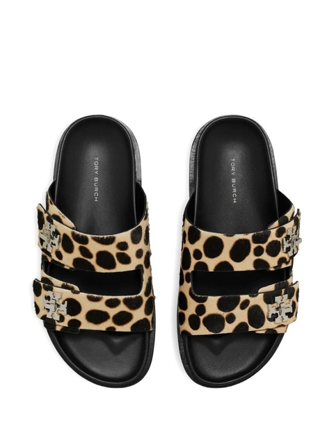 Tory Burch Turnlock sport leopard-print sandals - Neutrals - zdjęcie produktu nr 2