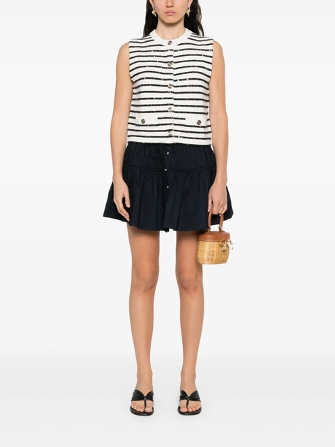 Maje striped vest - White - zdjęcie produktu nr 1