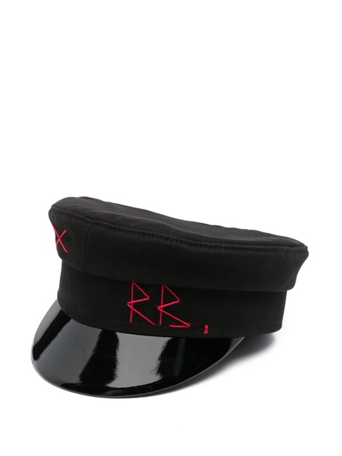 Ruslan Baginskiy logo-embroidered baker boy hat - Black - zdjęcie produktu nr 2