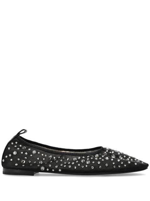 Tory Burch crystal embellished ballerina shoes - Black - zdjęcie produktu nr 1