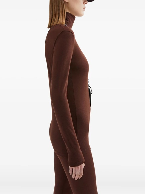 Jil Sander roll-neck T-shirt - Brown - zdjęcie produktu nr 2