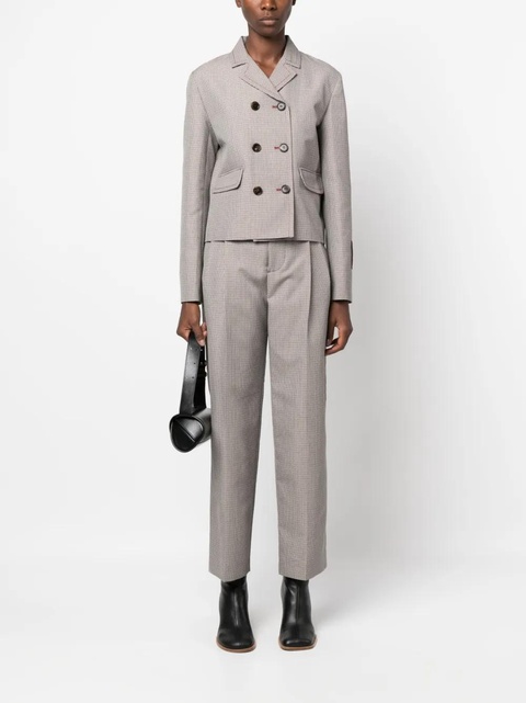 Marni houndstooth-pattern double-breasted blazer - Neutrals - zdjęcie produktu nr 2