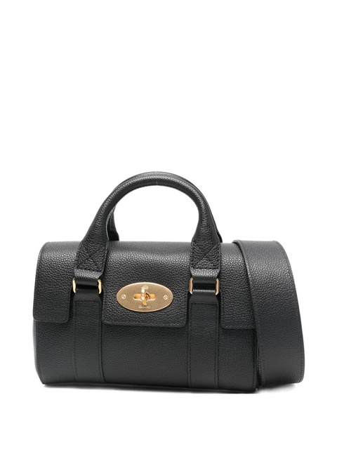 Mulberry turnlock-top leather tote bag - Black - zdjęcie produktu nr 1