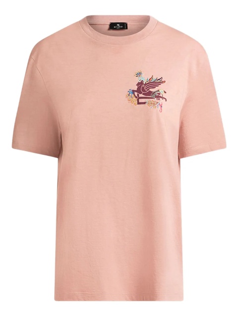ETRO Pegaso-motif T-shirt - Pink - zdjęcie produktu nr 1