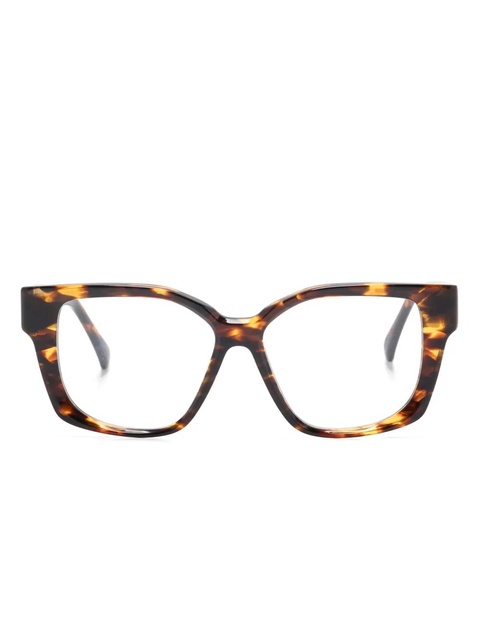 Max Mara Eyewear square-frame glasses - Brown - zdjęcie produktu nr 1