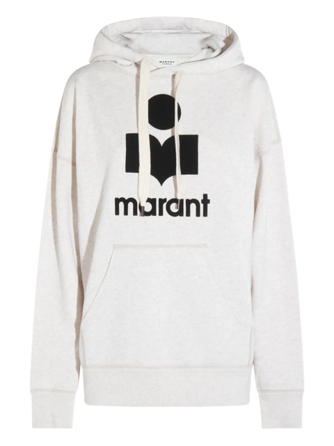 MARANT ÉTOILE logo-patch hoodie - Neutrals - zdjęcie produktu nr 1