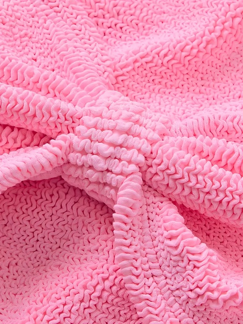 Hunza G bow-detail textured bikini - Pink - zdjęcie produktu nr 2