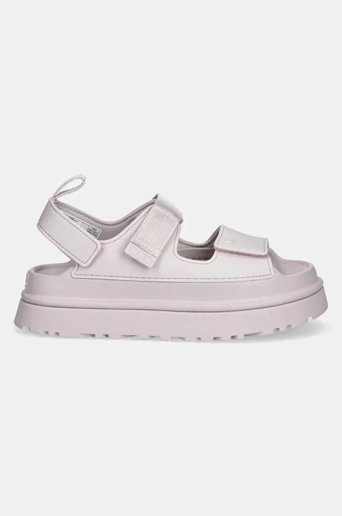 UGG sandały Goldenglow damskie kolor różowy na platformie 1152685-BYF - zdjęcie produktu nr 2