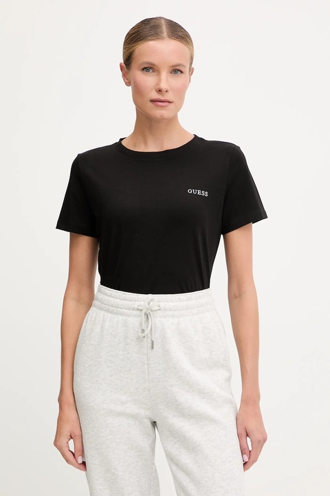 Guess t-shirt NEW COLETTE damski kolor czarny V5BI00 J1314 - zdjęcie produktu nr 1