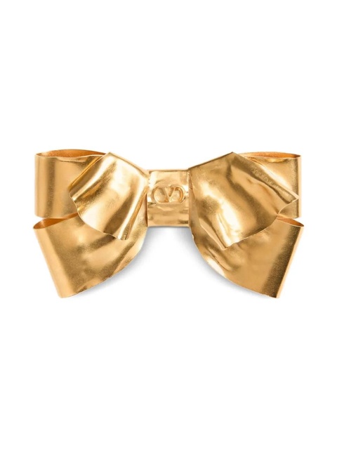 Valentino Garavani Trop Chou bow brooch - Gold - zdjęcie produktu nr 2