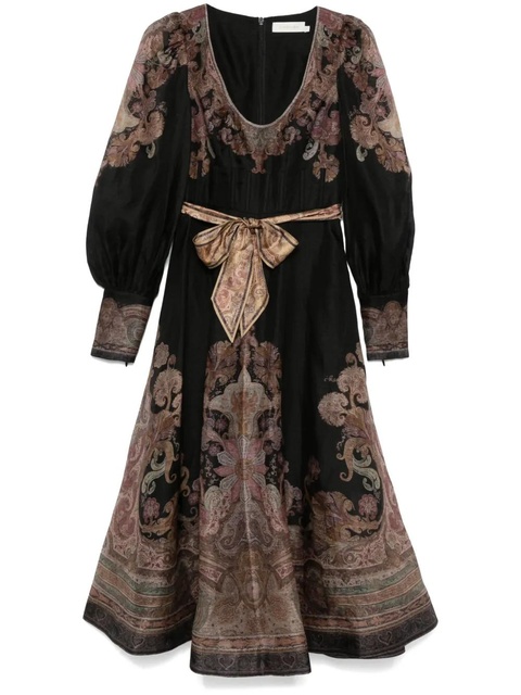 ZIMMERMANN Illustration Structured maxi dress - Black - zdjęcie produktu nr 1