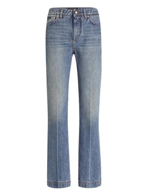 Dolce & Gabbana logo-plaque jeans - Blue - zdjęcie produktu nr 1