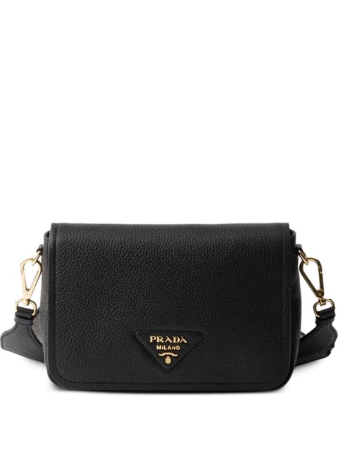 Prada leather shoulder bag - Black - zdjęcie produktu nr 1
