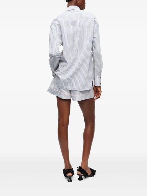GANNI striped shirt - White - zdjęcie produktu nr 2
