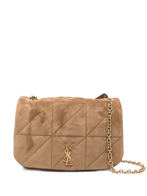 Saint Laurent Jamie 4.3 quilted suede shoulder bag - Brown - zdjęcie produktu nr 1