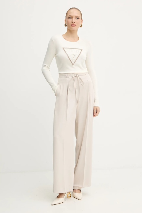 Guess sweter KIARA damski kolor beżowy lekki W5YR23 Z2NQ2 - zdjęcie produktu nr 1