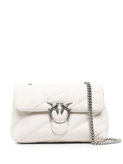 PINKO Love Birds-plaque crossbody bag - White - zdjęcie produktu nr 1