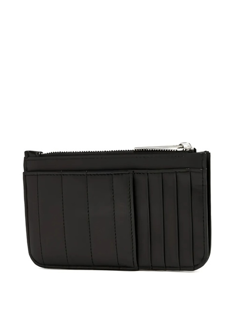 Balenciaga quilted logo-plaque cardholder - Black - zdjęcie produktu nr 2