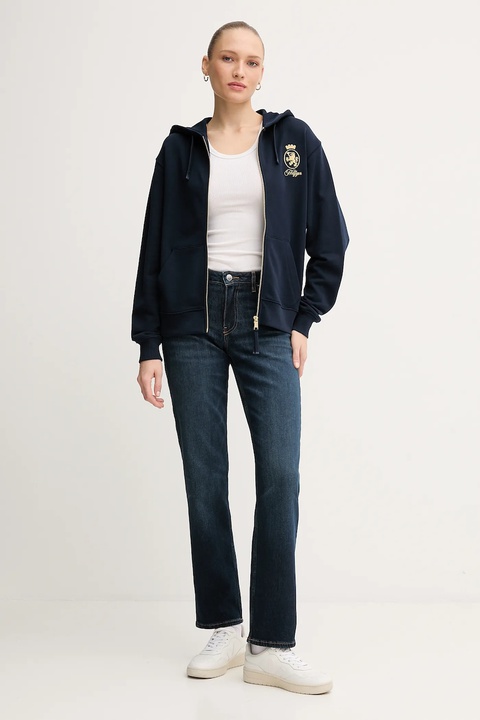 Tommy Hilfiger jeansy damskie medium waist WW0WW47487 - zdjęcie produktu nr 2