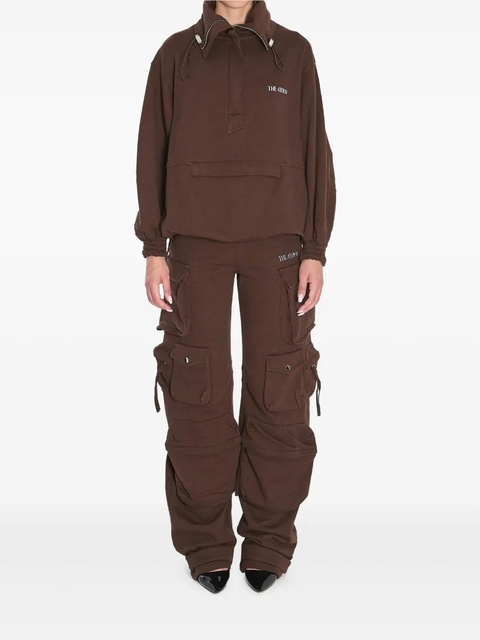 The Attico half-zip sweatshirt - Brown - zdjęcie produktu nr 2