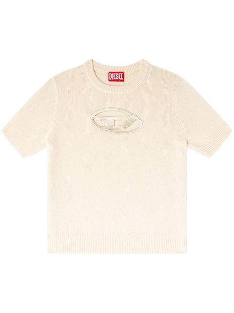 Diesel M-Argarin-SS knitted top - Neutrals - zdjęcie produktu nr 1