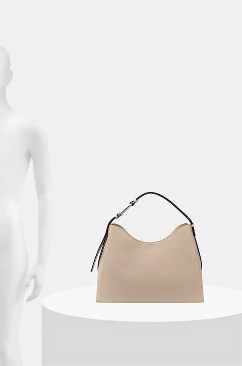 Furla torebka skórzana kolor beżowy WB01246.BX2045.8E000 - zdjęcie produktu nr 2