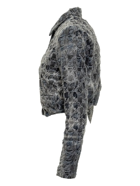 Diesel frayed denim jacket - Black - zdjęcie produktu nr 2