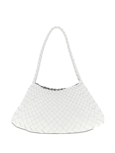 DRAGON DIFFUSION Rosanna woven leather shoulder bag - White - zdjęcie produktu nr 1