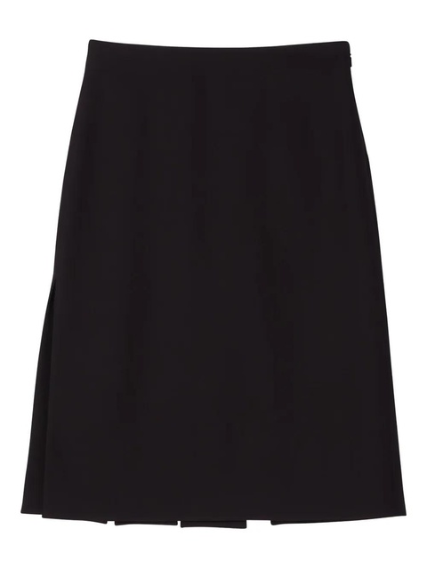 FENDI folded pleats slit mini skirt - Black - zdjęcie produktu nr 1