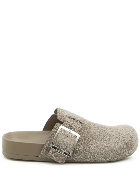 LOEWE Ease Buckle mules - Green - zdjęcie produktu nr 1