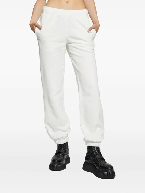Burberry elasticated-cuff cotton joggers - White - zdjęcie produktu nr 2