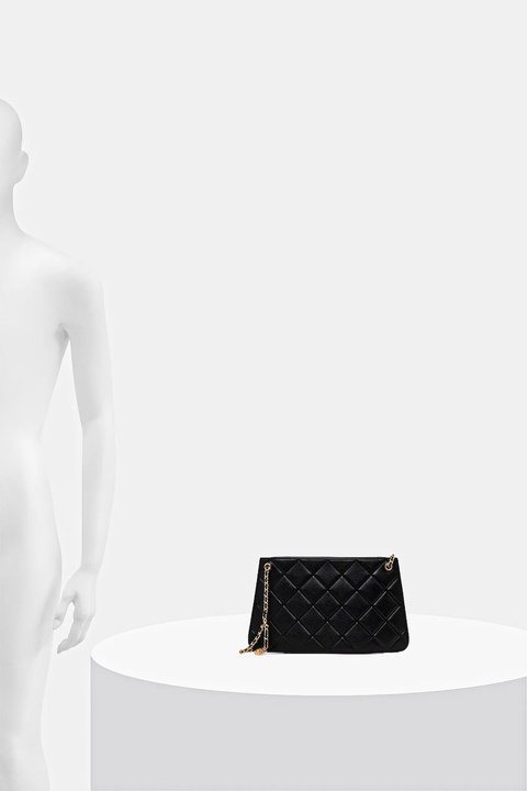 Tory Burch torebka skórzana Fleming kolor czarny 176623-001 - zdjęcie produktu nr 2